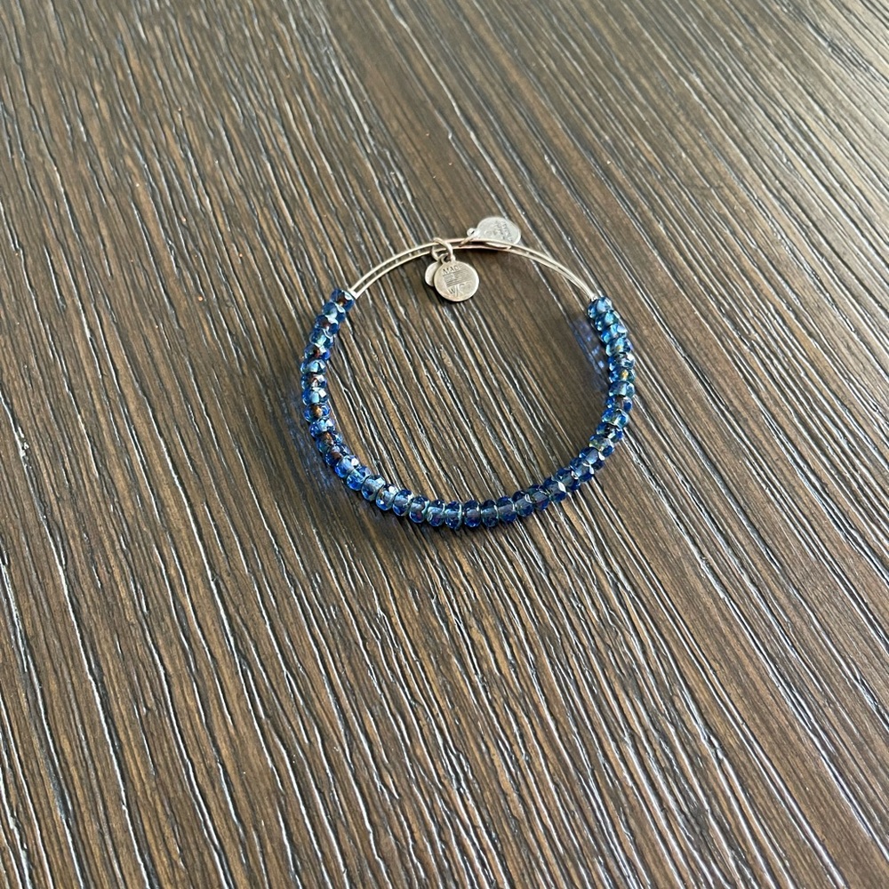 Alex and Ani Blue and Silver Bracelet